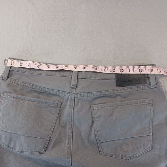 Devil-Dog Dungarees Mens Pants Size 32x34 Gray Casual Chinos Trousers - Picture 7 of 9